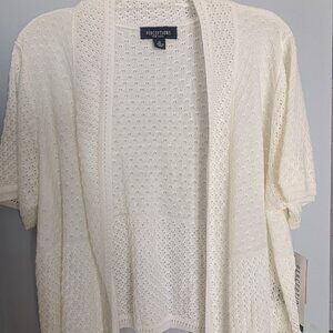 Perceptions New York XL Short Sleeve Shrug Sweater